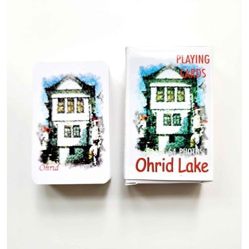 New Ohrid Lake Photo Playing Cards Game Toy Souvenir Collectable Albania Europe